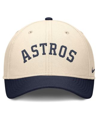 Men's Natural/Navy Houston Astros Statement Rise Performance Flex Hat