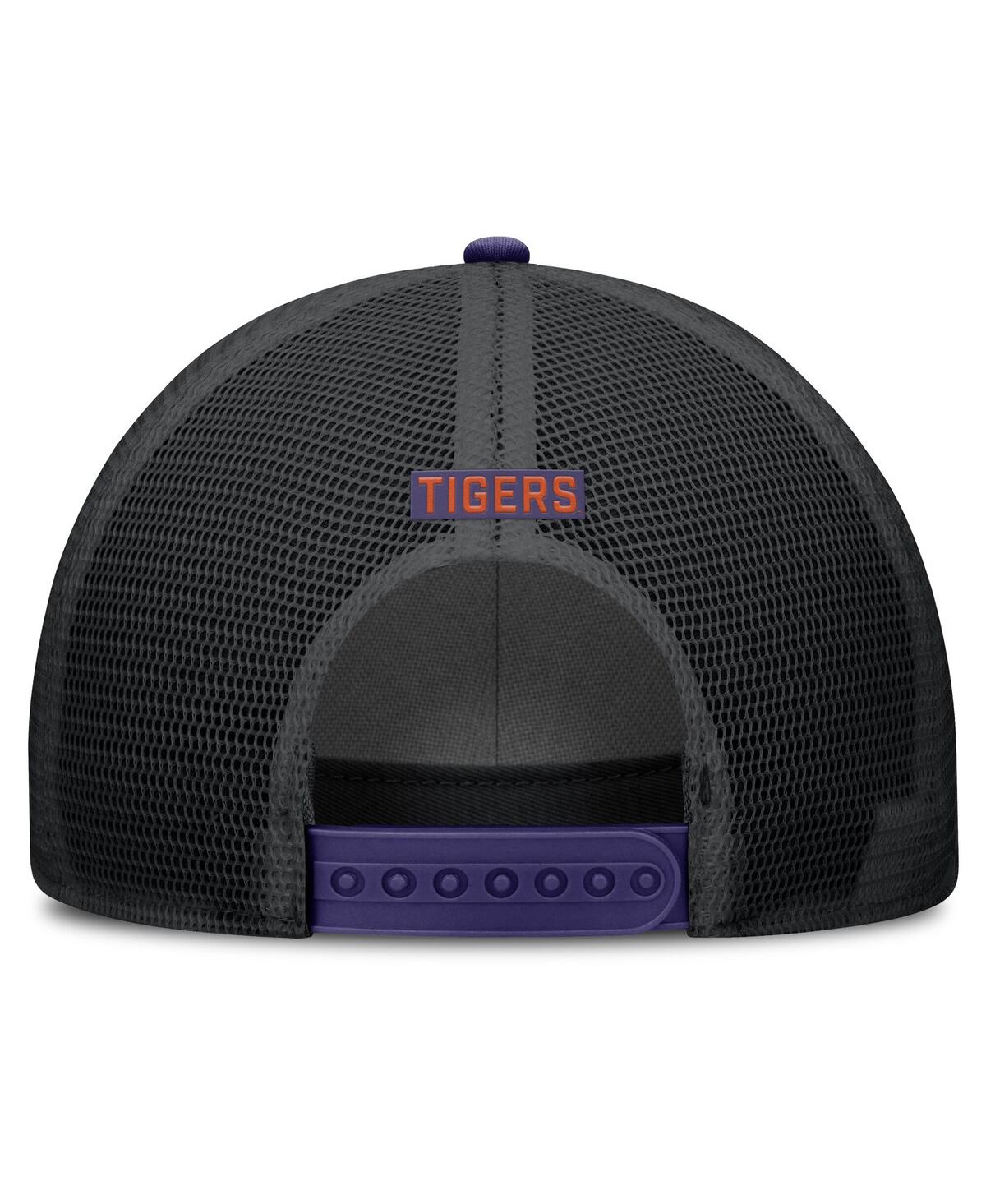Nike Purple Clemson Tigers On-field Pro Bill Snapback Hat In Purple