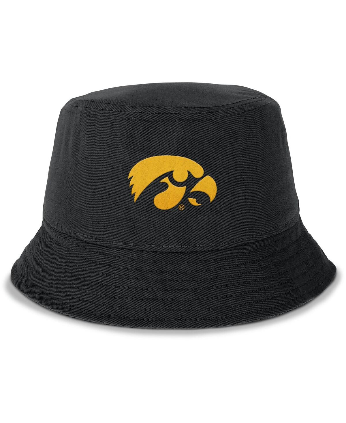Nike Black Iowa Hawkeyes Apex Primetime Bucket Hat In Black