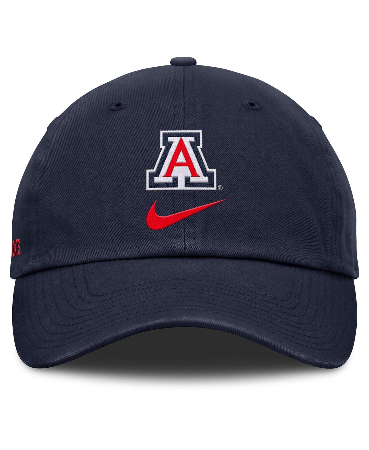 Nike Men's Navy Arizona Wildcats Primetime Club Adjustable Hat In Blue