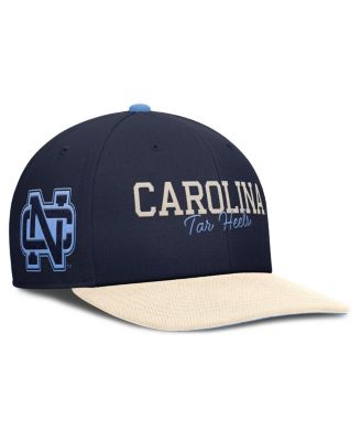 Nike - Men's Navy/Cream North Carolina Tar Heels Pro Legacy Script Snapback Hat