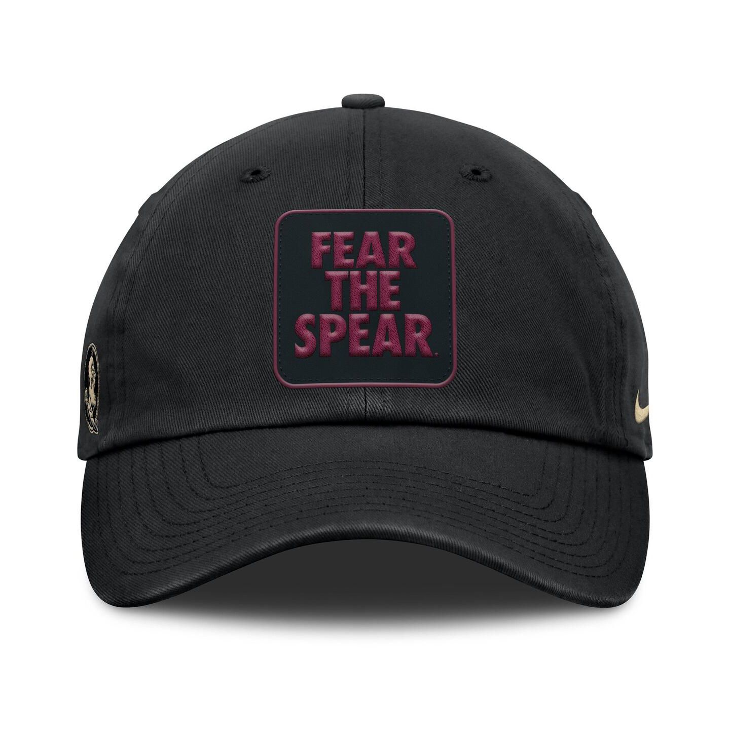 Мужская кепка Nike Black Florida State Seminoles Local Club Adjustable Hat — фото 2