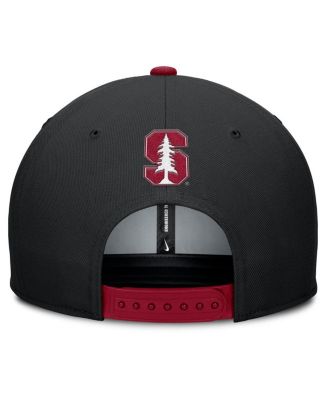 Men's Black/Cardinal Stanford Cardinal 2025 Sideline Campus Pro Local Snapback Hat