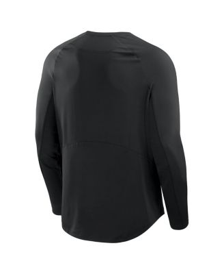 Men's Black Dallas Cowboys Coverage Scheme Long Sleeve T-Shirt