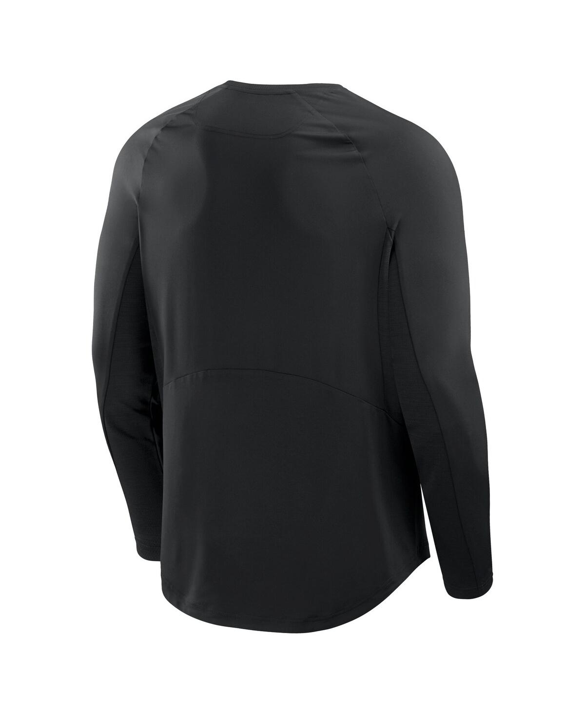 Fanatics Men's Black Dallas Cowboys Coverage Scheme Long Sleeve T-shirt In Black