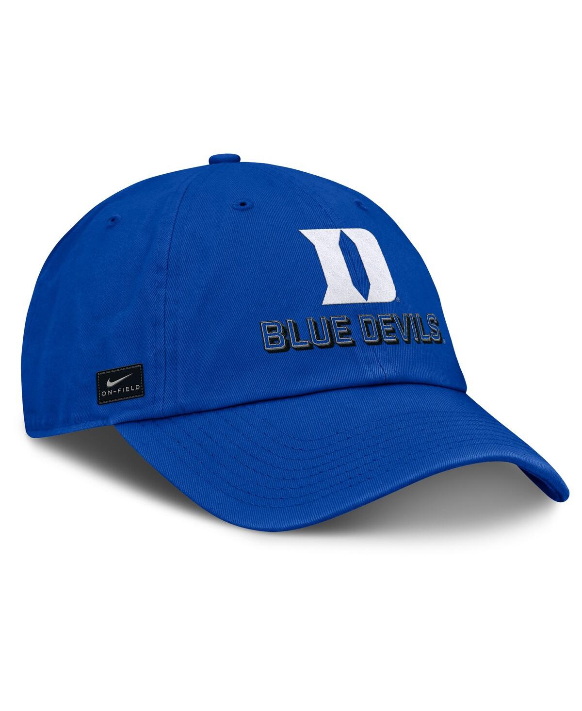 Nike Royal Duke Blue Devils 2025 On-field Club Adjustable Hat In Blue