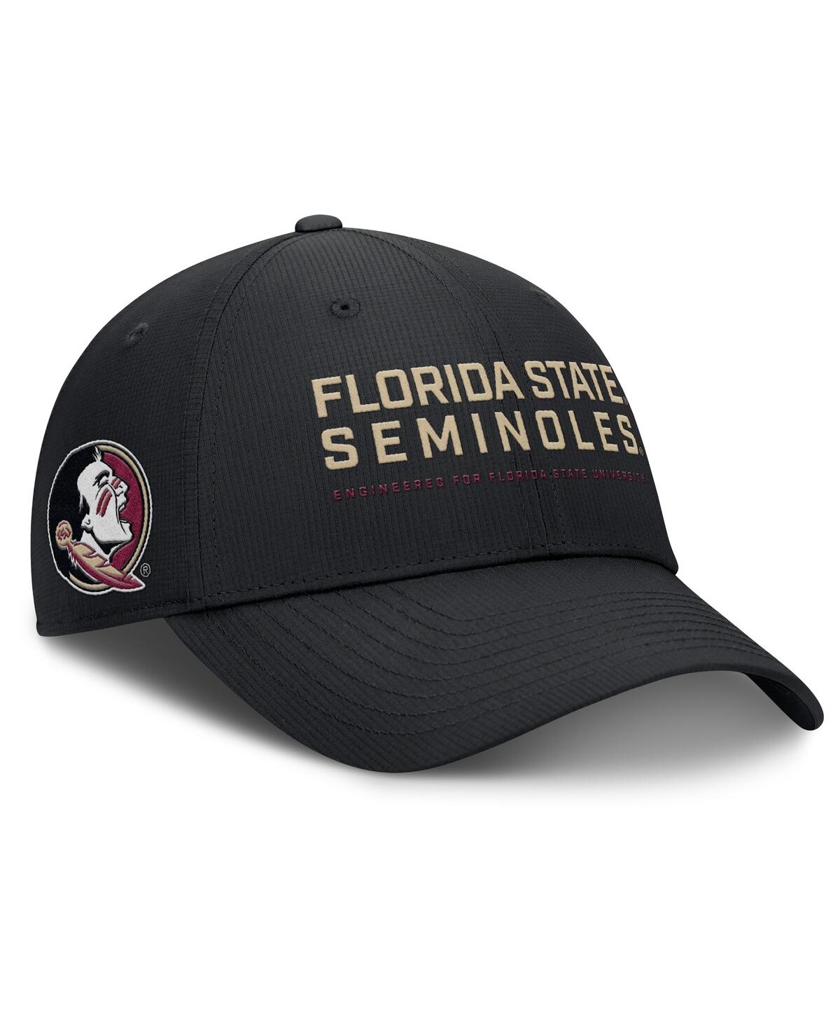 Nike Florida State On-field Club Gameday  Men's Dri-fit College Adjustable Hat In Black