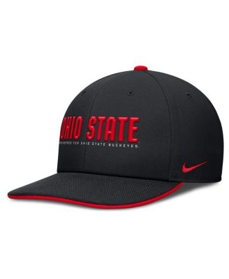 Nike - Men's Black Ohio State Buckeyes 2025 On-Field Pro Performance Adjustable Hat