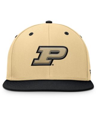 Men's Gold/Black Purdue Boilermakers Balance Fitted Hat