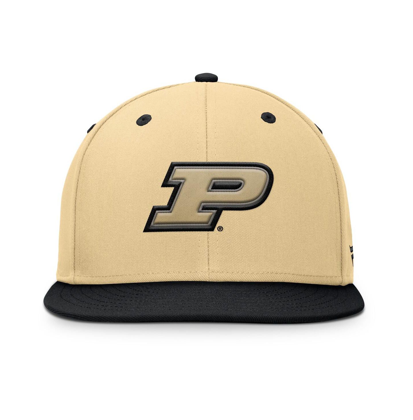 Мужская кепка Fanatics Gold/Black Purdue Boilermakers Balance Fitted Hat — фото 2