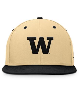 Men's Gold/Black Washington Huskies Balance Fitted Hat