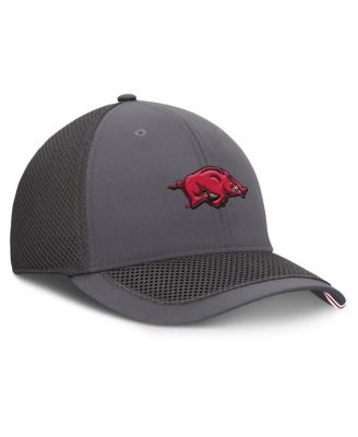 Men's Gray Arkansas Razorbacks Clincher Flex Hat