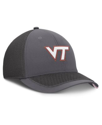 Men's Gray Virginia Tech Hokies Clincher Flex Hat