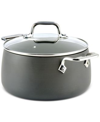 All-Clad Hard Anodized 4-Qt. Soup Pot with Lid 