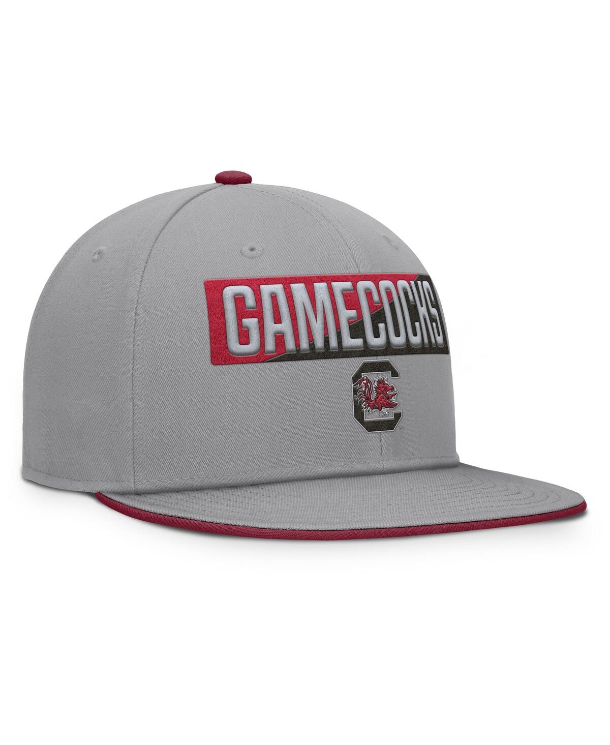 Fanatics Men's Gray South Carolina Gamecocks Duo Snapback Hat In Gray