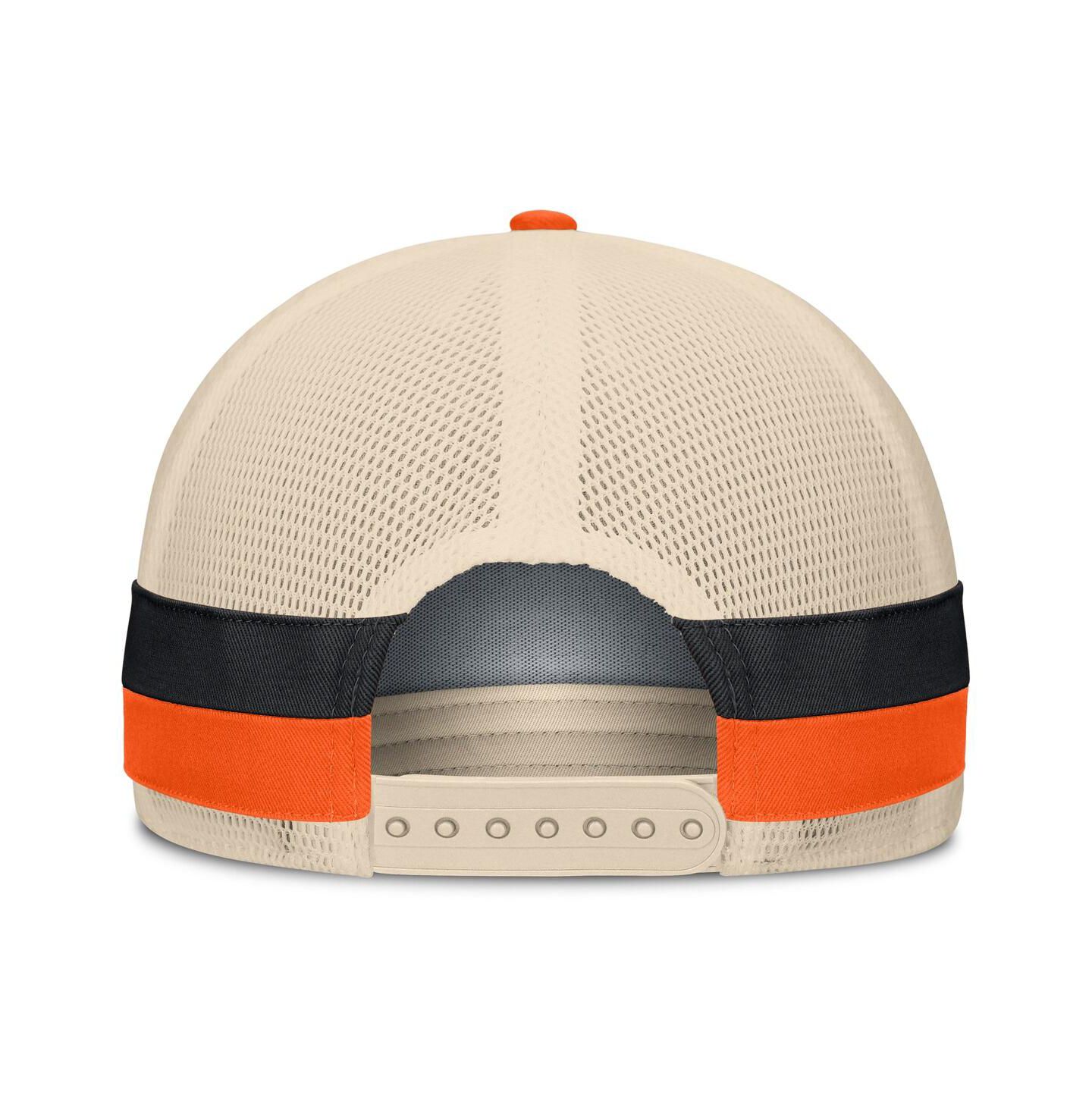 Мужская кепка Fanatics Orange/Cream Oregon State Beavers Prestige Trucker Adjustable Hat — фото 4