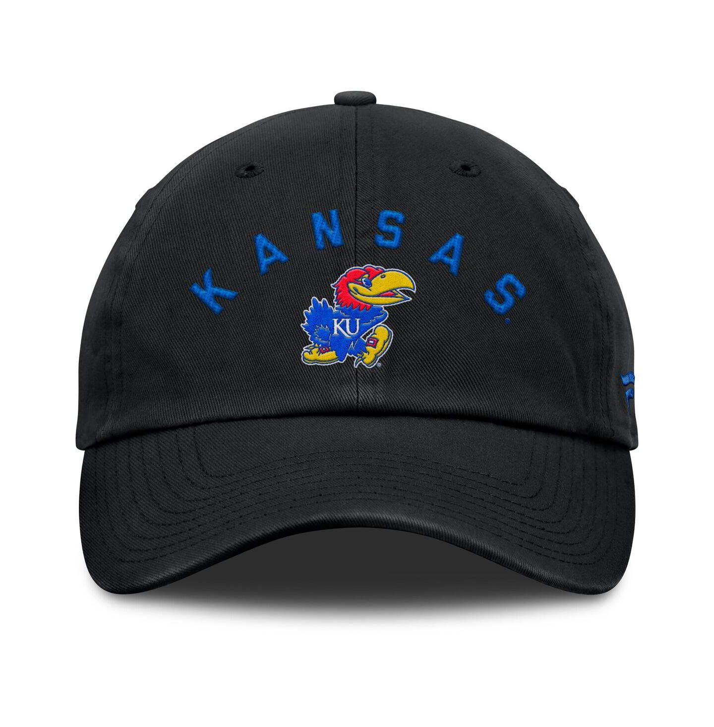 Мужская кепка Fanatics Black Kansas Jayhawks Myth Adjustable Hat — фото 2