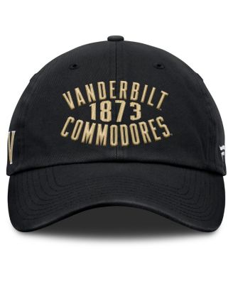 Men's Black Vanderbilt Commodores Archer Adjustable Hat