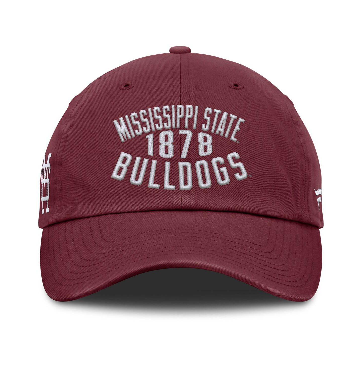 Мужская кепка Fanatics Maroon Mississippi State Bulldogs Archer Adjustable Hat — фото 2