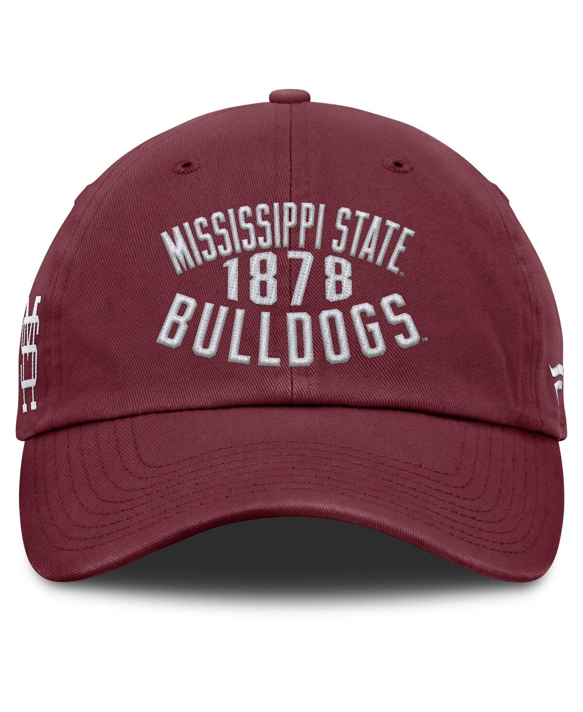 Fanatics Men's Maroon Mississippi State Bulldogs Archer Adjustable Hat In Burgundy