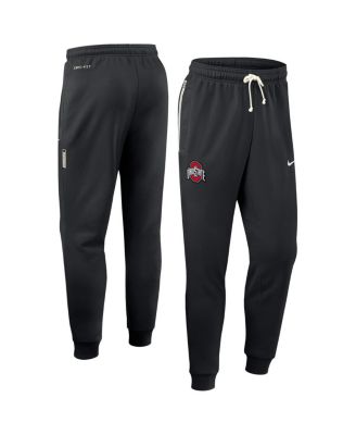 Men's Black Ohio State Buckeyes 2025 Sideline Performance Taper Pants