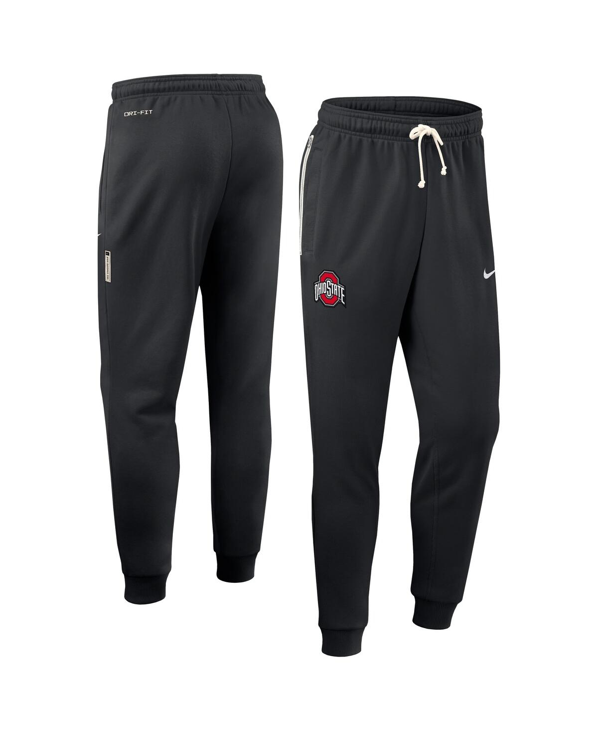 Nike Black Stanford Cardinal 2025 Sideline Standard Issue Dri-fit Taper Pants In Black