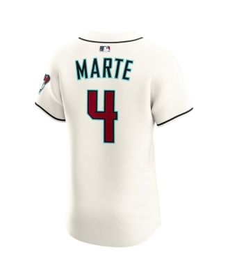 Men's Ketel Marte Cream Arizona Diamondbacks Home Elite Jersey