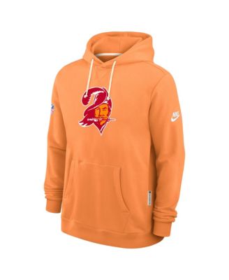 Men's Orange Tampa Bay Buccaneers Sideline Offensive Set Play Performance Pullover Hoodie