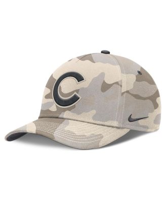 Nike - Men's Natural Chicago Cubs Camo Pack Rise Adjustable Hat