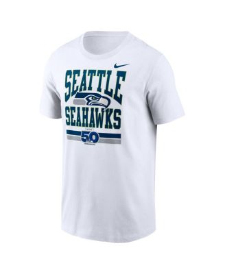 Men's White Seattle Seahawks 50th Season Essential T-Shirt
