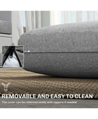 5 in Patio Furniture Cushions Outdoor Loveseat Cushions