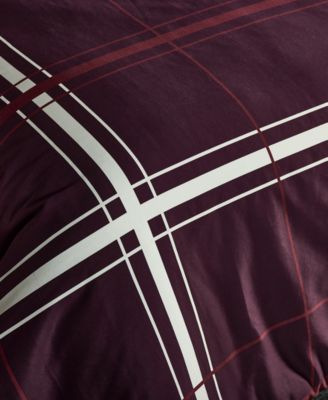 Playful Checks Cotton 3-Pc. Comforter Set, Full/Queen