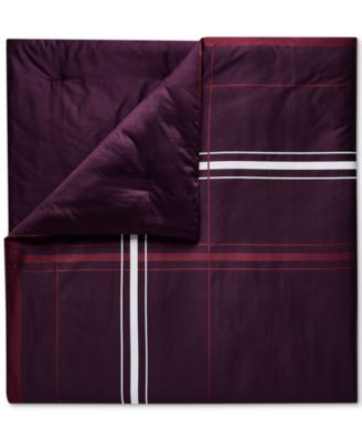 Playful Checks Cotton 3-Pc. Comforter Set, King