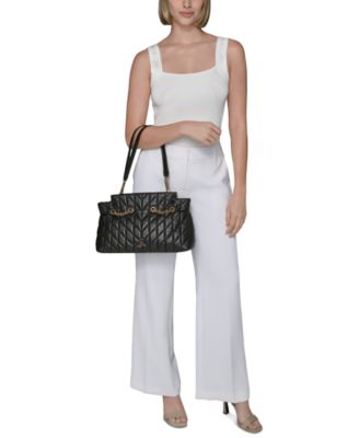 Lafayette Medium Leather Satchel