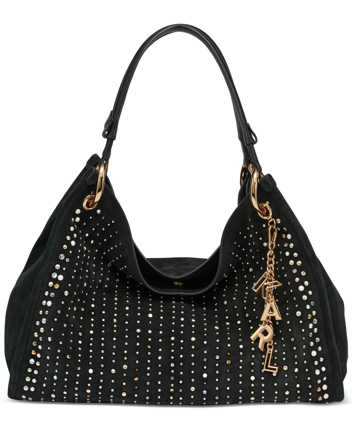 Karl Lagerfeld Luciene Large Leather Tote In Multi