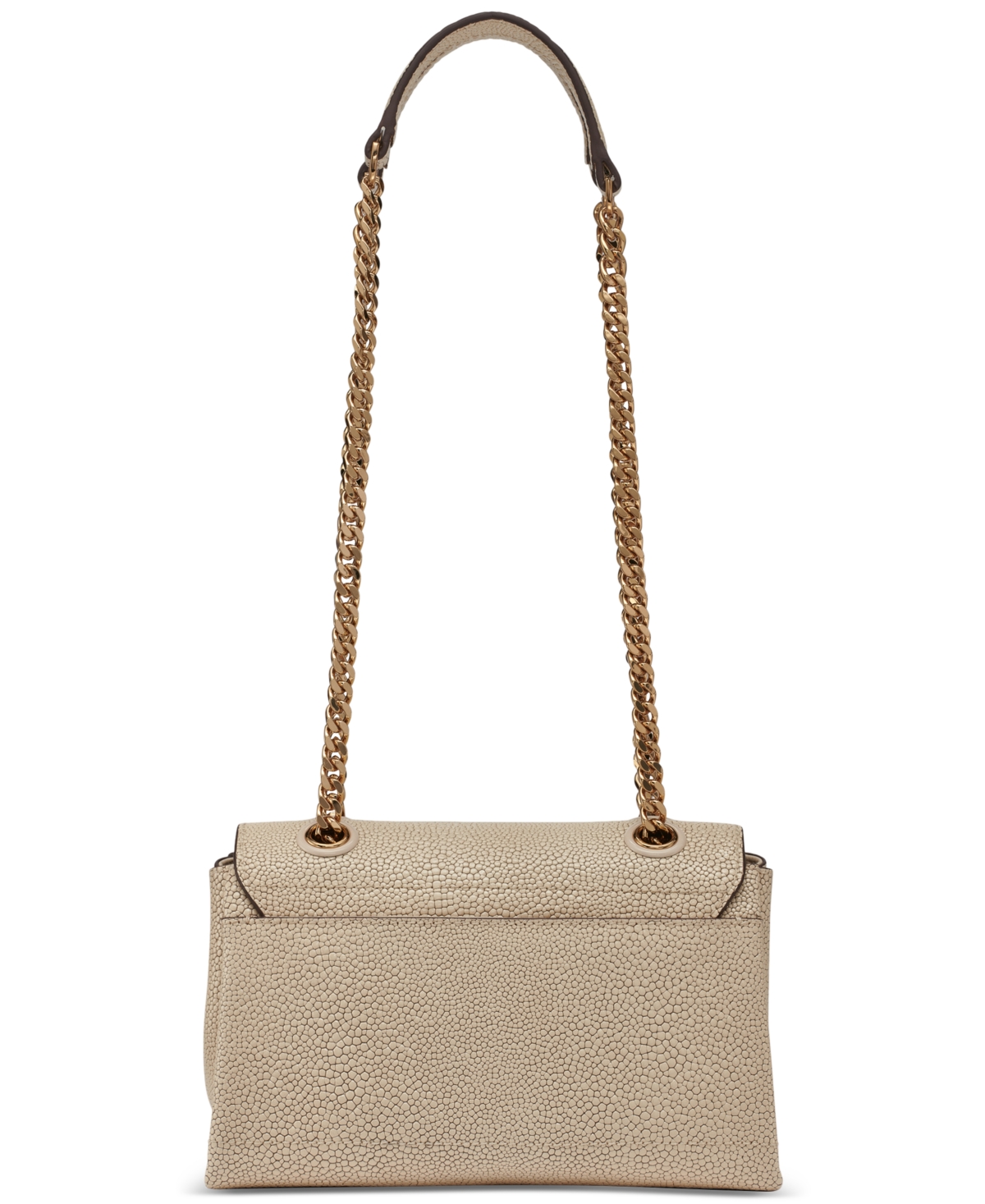 Karl Lagerfeld Liana Small Leather Shoulder Bag In Brown