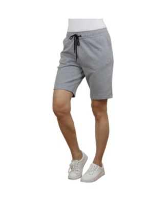 Women's Loose Fit Tech Fleece Performance Shorts With Heat Seal Zipper Pocket