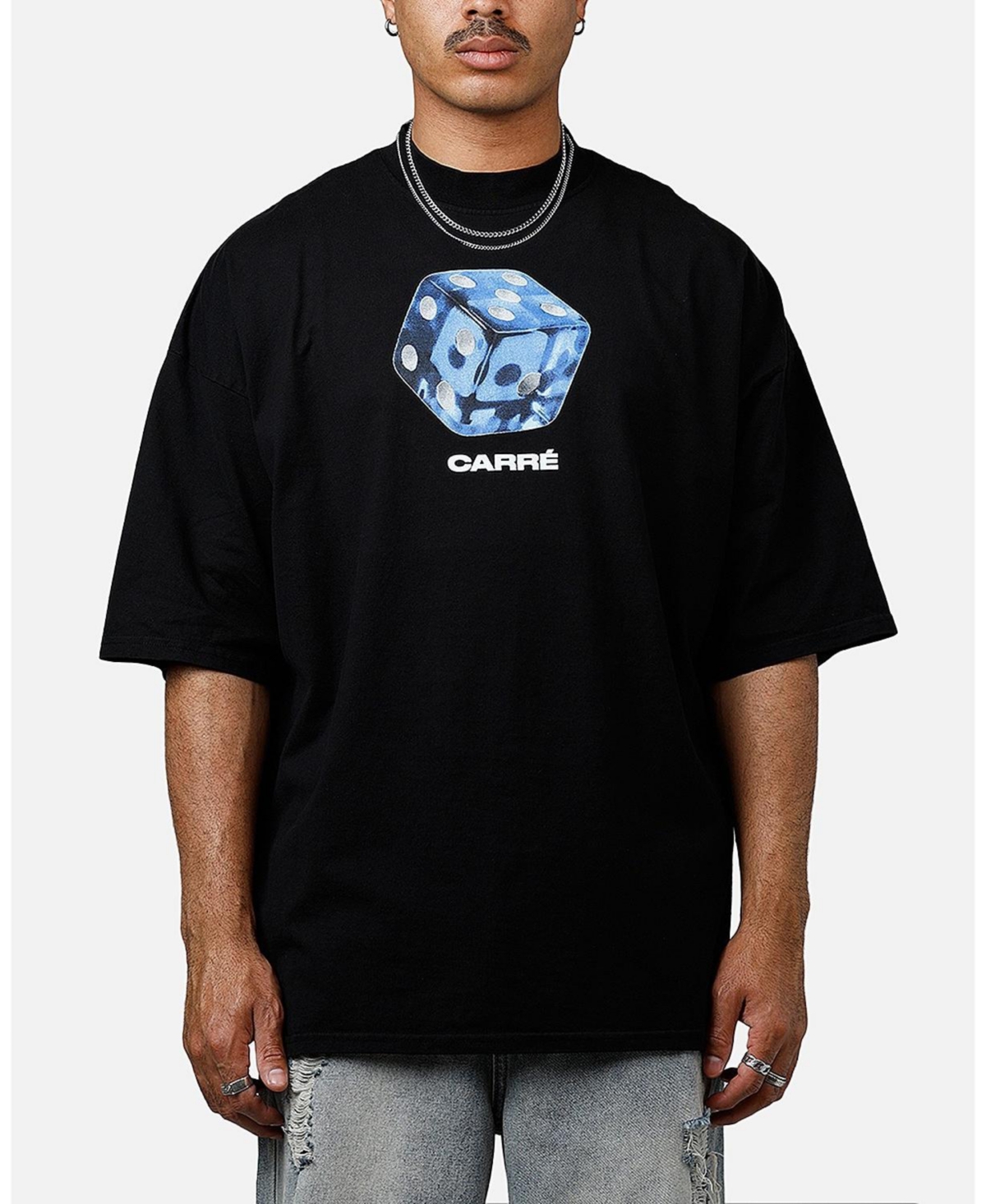 Men's Die Mock T-Shirt - Black