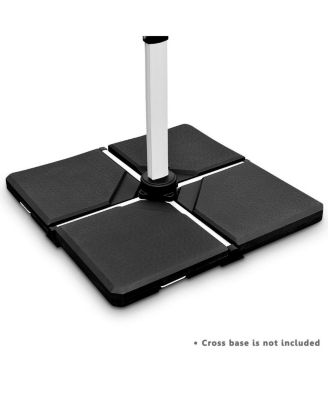 4 Cantilever Offset Umbrella Base Weight Stand Water/Sand Filled