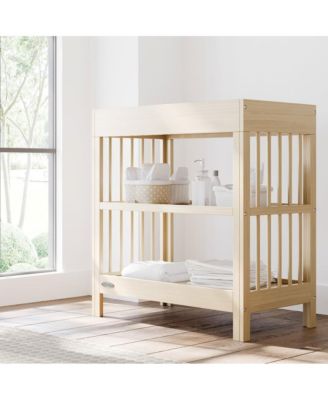 Teddi Changing Table with Water-Resistant Changing Pad - Driftwood