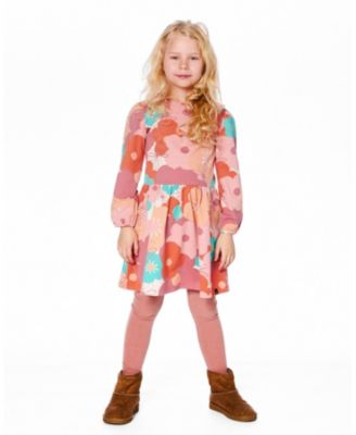 Girl Super Soft Ribbed Leggings Dusty Pink - Toddler|Child