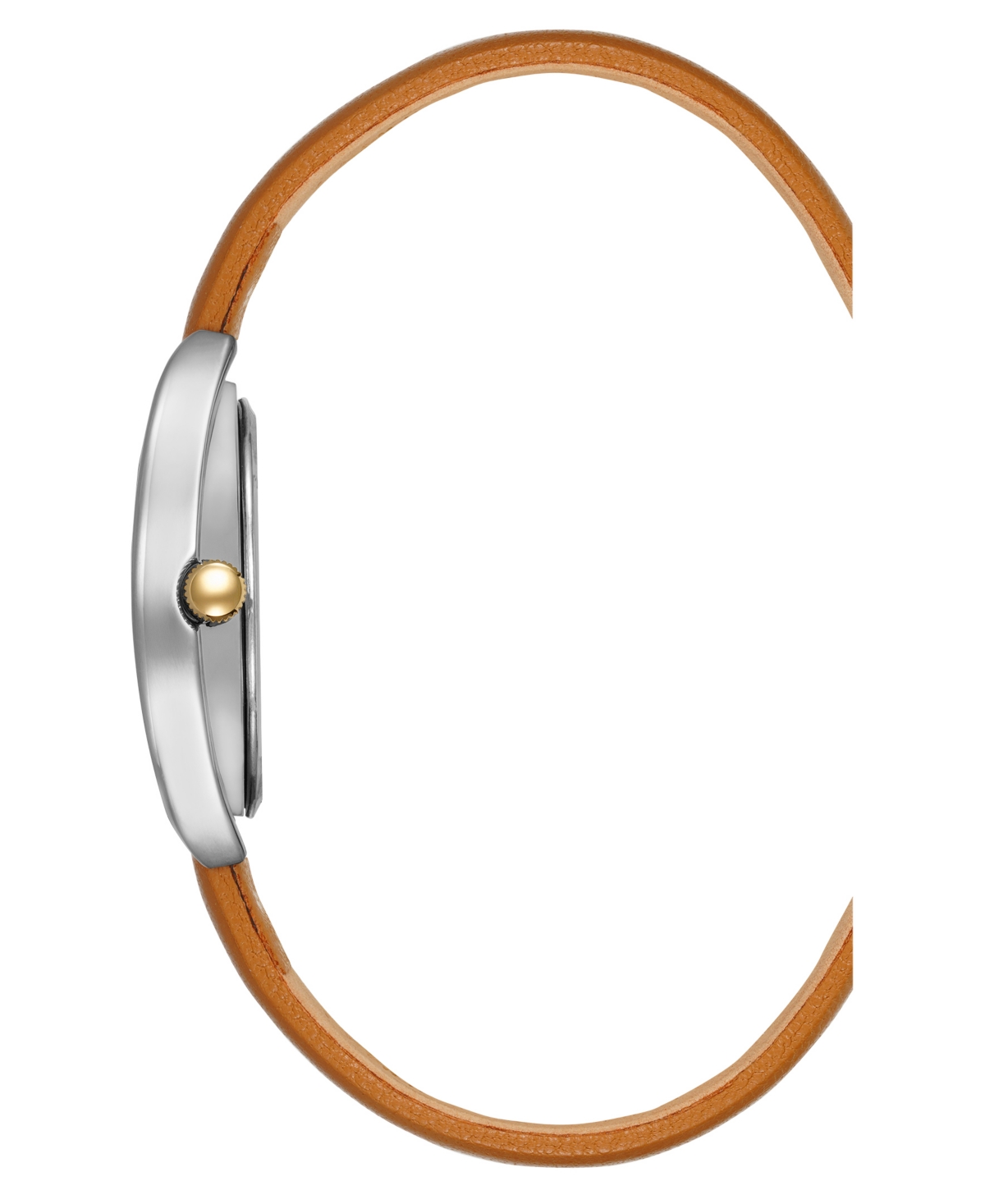 Anne Klein Women's Quartz Premier Brown Leather Watch, 28mm In Silver