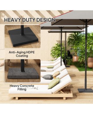 Patio Umbrella Base 40 lbs Umbrella Sd for 1.5"/1.9",