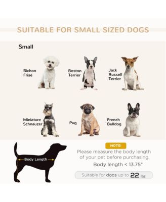 Luxury Small Dog Bed Couch W/ Storage, Little Dog Sofa