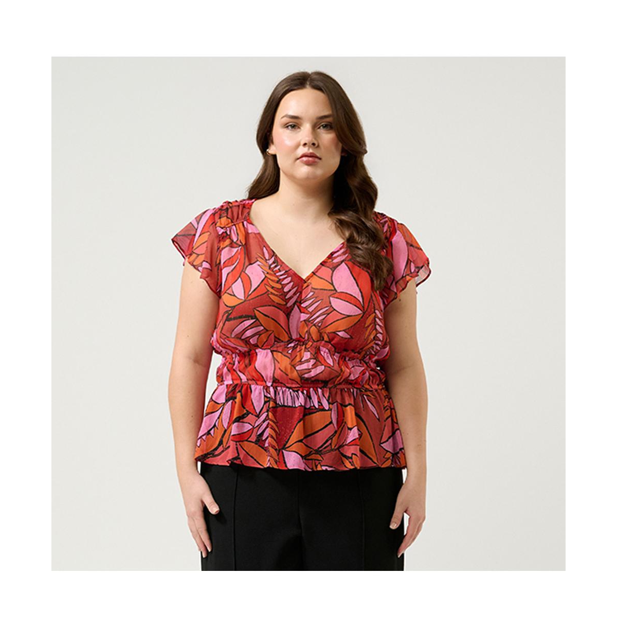 Aster Sheer Print Top - Print