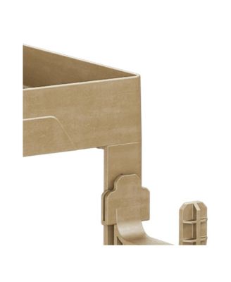 2-Tier Rolling Tool Cart with Wheels, Industrial Commercial/ Service Tool Cart, PP