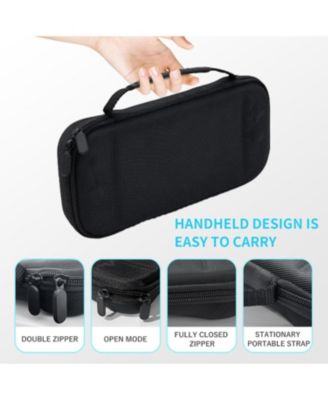 Carrying Storage Case for Switch 2, Durable Hard Shell Messenger Bag, Soft Lining, 8 Game Card Slots, Protective Travel Storage