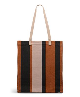 Stripe Medium Open Top Tote Bag