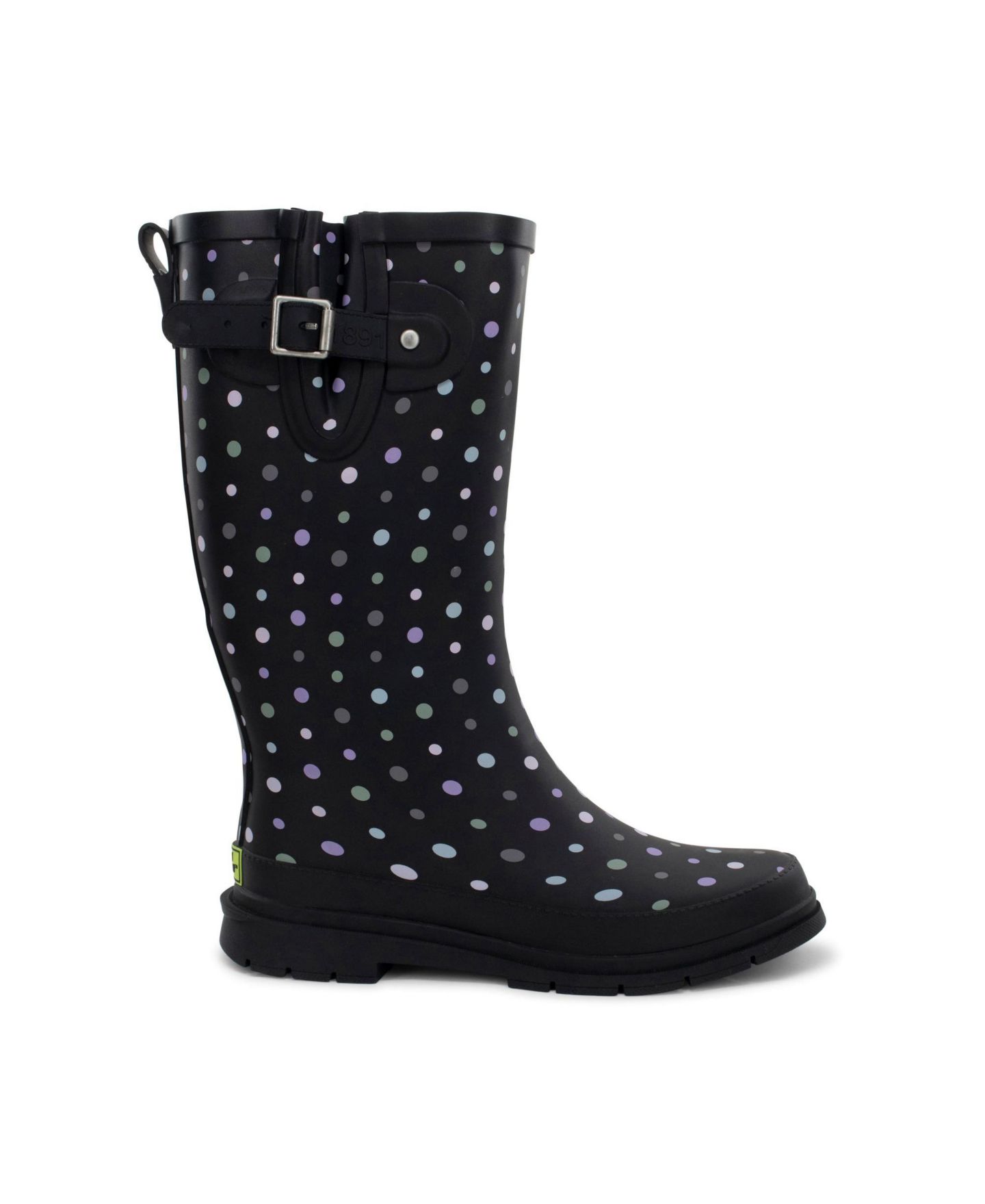 Женские ботинки Western Chief Ditsy Dot Tall Rain Boot, цвет: Сиреневый — фото 1