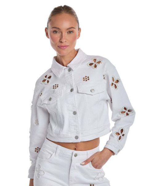 Женские куртки The Noli Shop Kaia Pearl Jean Jacket